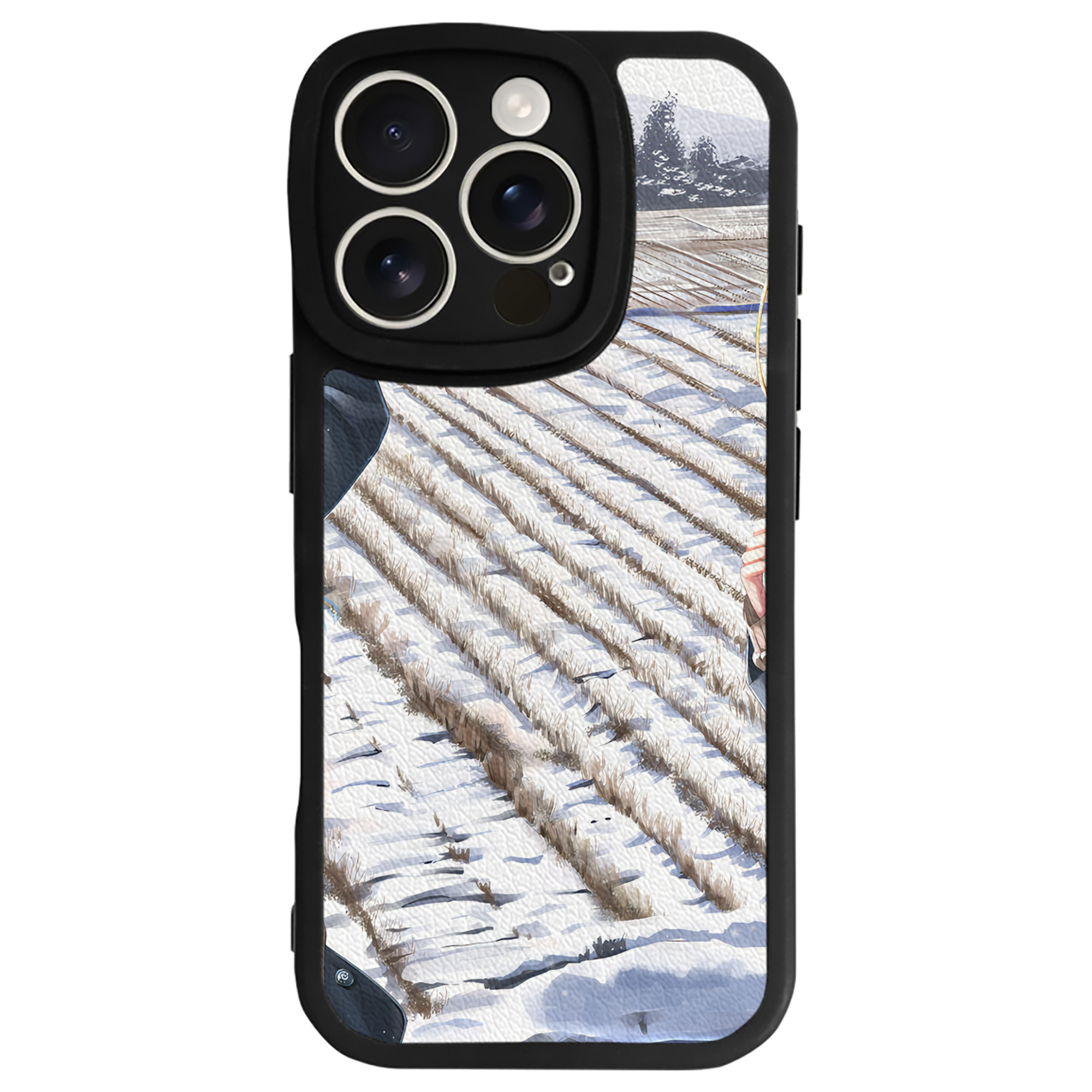 （画像用） ハイキュー!! Haikyu!! 【iPhone 16シリーズ対応】シリコンスマホケース（レザー調） 材質：シリコン